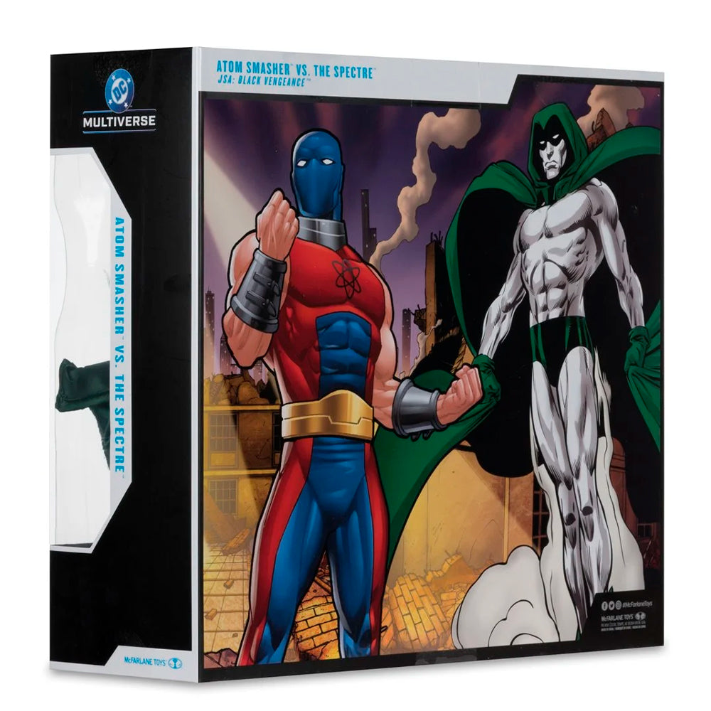 Atom Smasher Megafig vs. The Spectre 2 pack (JSA: Black Vengeance), DC Multiverse - McFarlane Toys