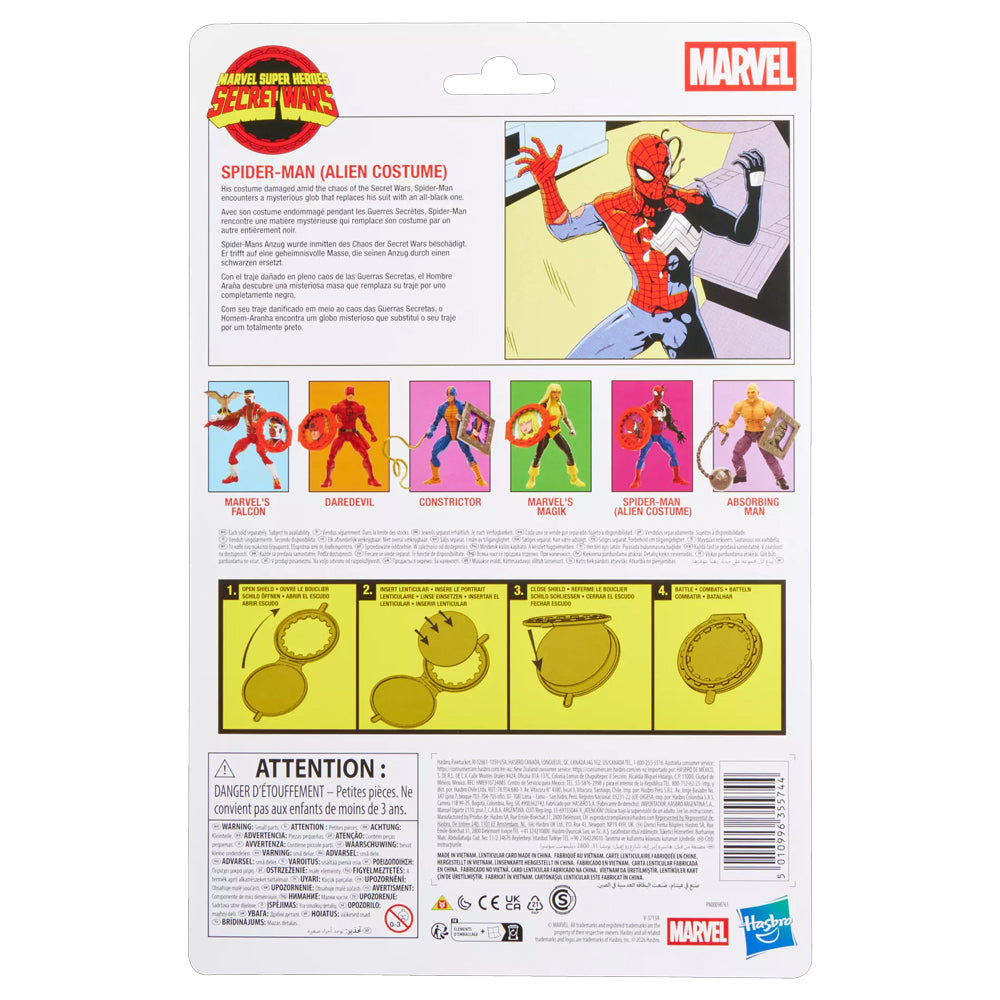 Spider-Man (Alien Costume), Marvel Legends - Secret Wars 40th Anniversary