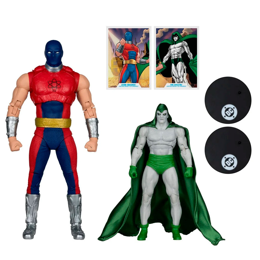 Atom Smasher Megafig vs. The Spectre 2 pack (JSA: Black Vengeance), DC Multiverse - McFarlane Toys