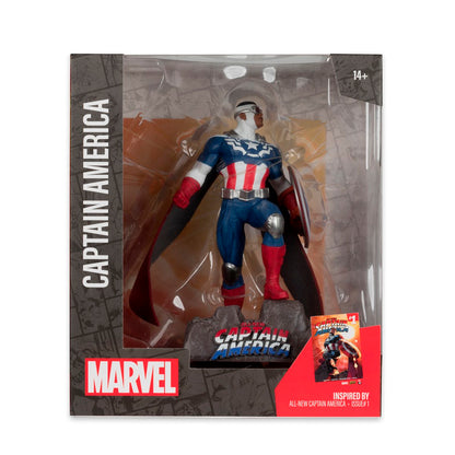 Captain America (All-New Captain America #1) 1:10 Scale Posed Figure, Marvel Comics - McFarlane Toys