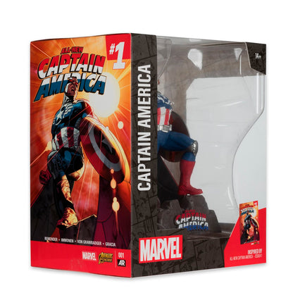Captain America (All-New Captain America #1) 1:10 Scale Posed Figure, Marvel Comics - McFarlane Toys