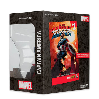 Captain America (All-New Captain America #1) 1:10 Scale Posed Figure, Marvel Comics - McFarlane Toys