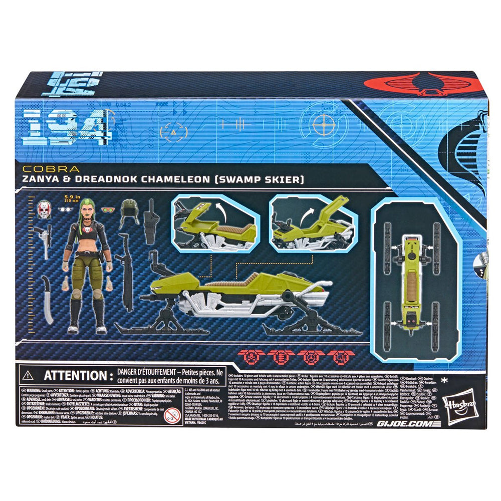 [PRV] Zanya w/ Dreadnok Chameleon (Swamp Skier), G.I. Joe - Classified Series