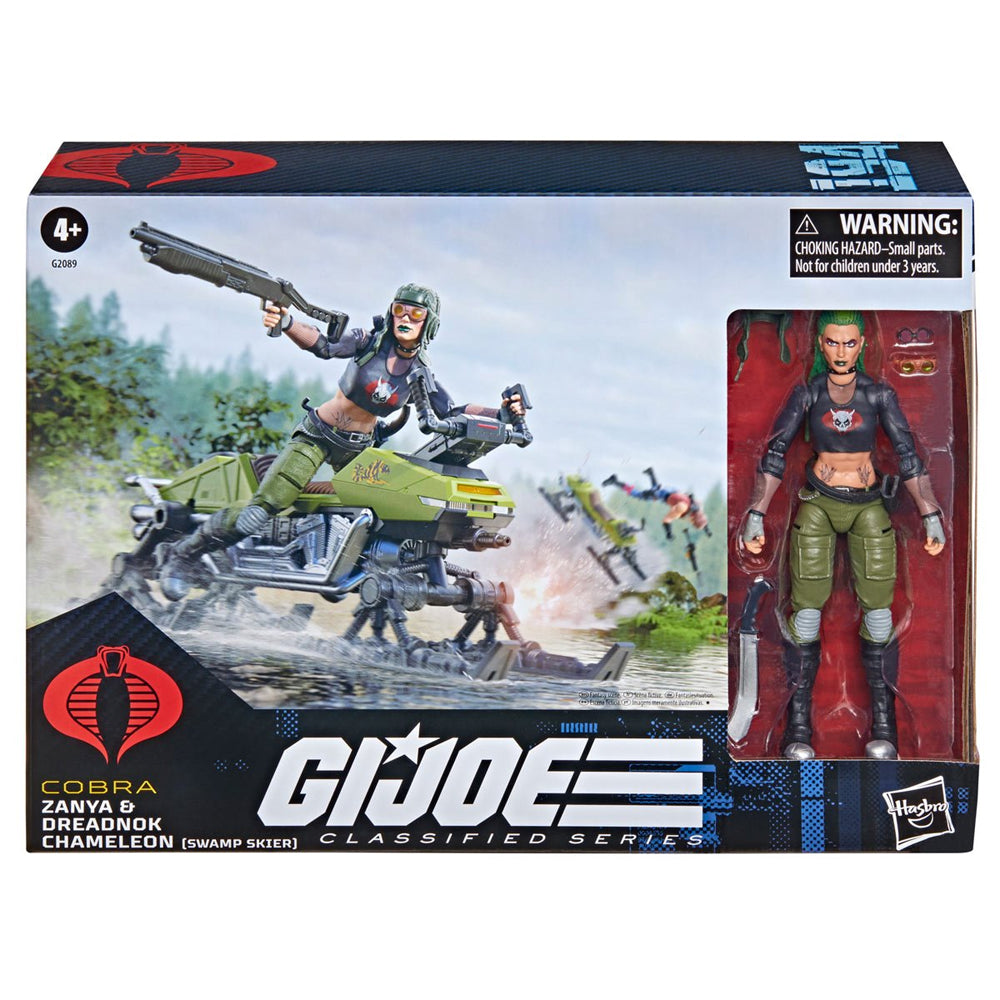 [PRV] Zanya w/ Dreadnok Chameleon (Swamp Skier), G.I. Joe - Classified Series