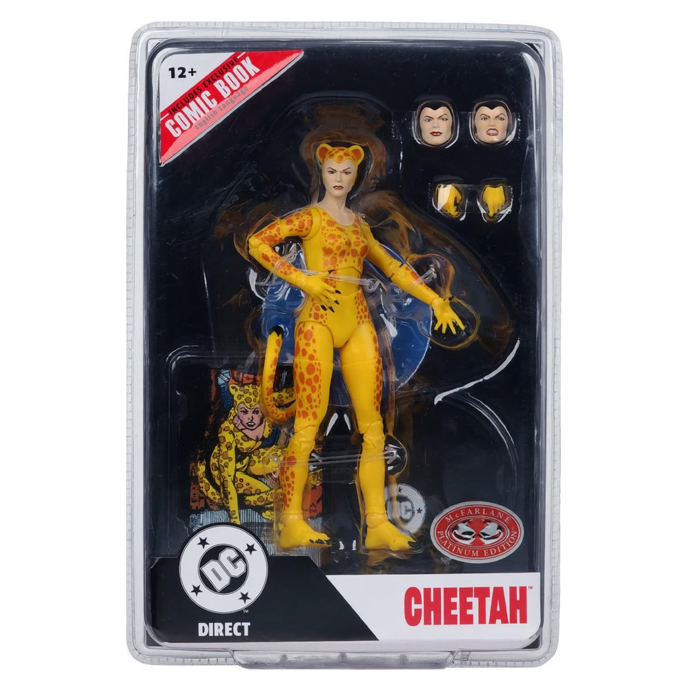 Cheetah (Crisis on Infinite Earths) w/ Comic, DC Direct Page Punchers