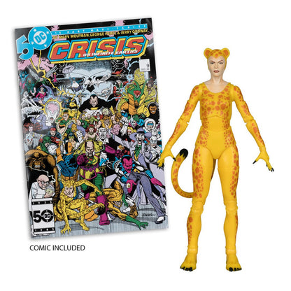 Cheetah (Crisis on Infinite Earths) w/ Comic, DC Direct Page Punchers