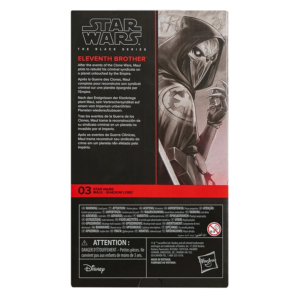 [PRV] Eleventh Brother "Star Wars: Maul - Shadow Lord", The Black Series