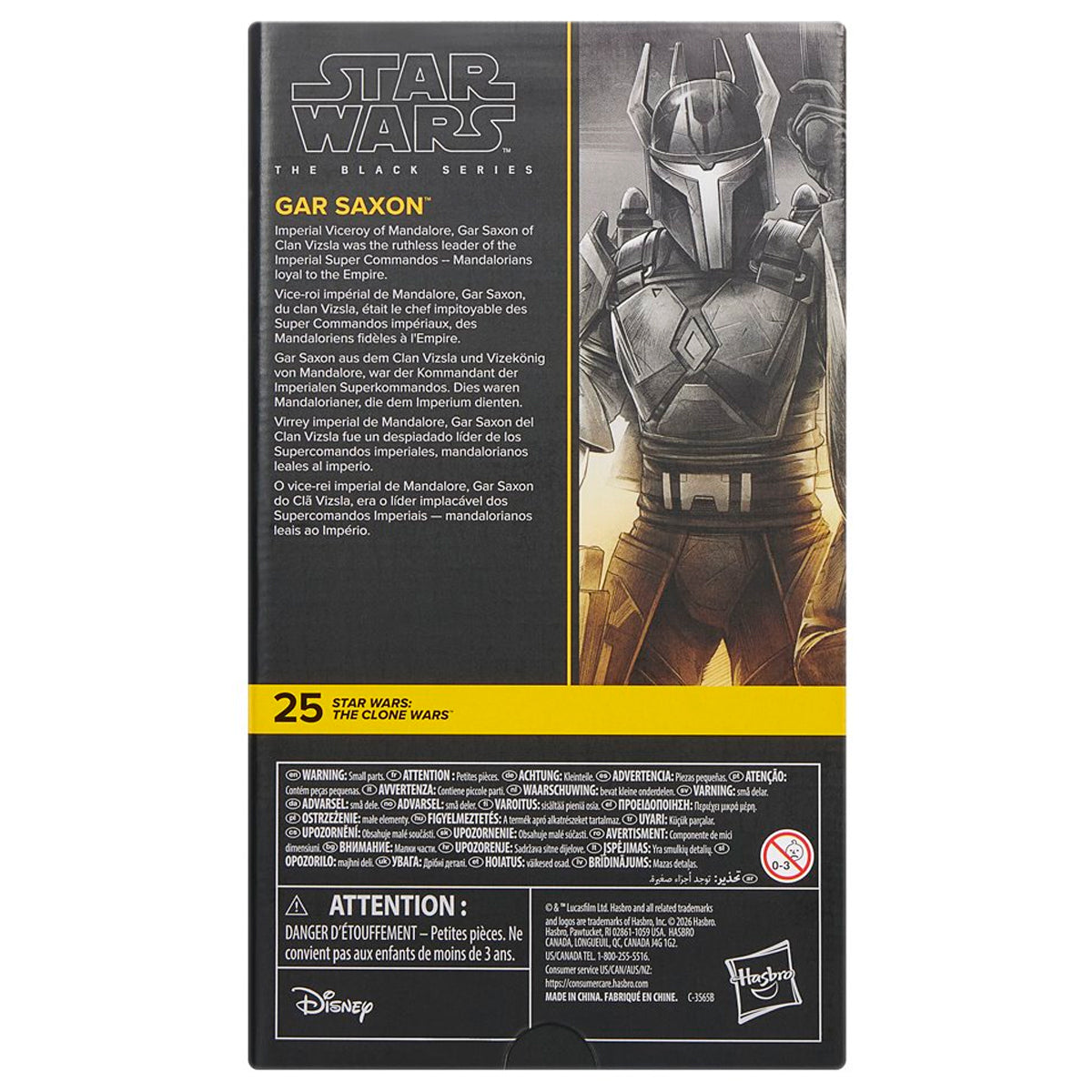 [PRV] Gar Saxon "Star Wars: The Clone Wars", The Black Series