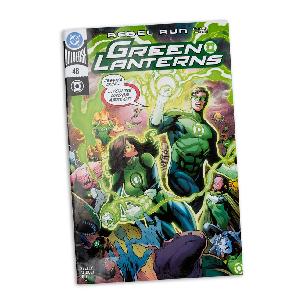 Green Lantern (Hal Jordan) (Green Lanterns #48) w/ Comic, DC Direct Page Punchers