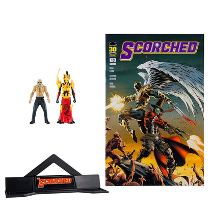 Mandarin Spawn & Freak w/ Comic Book, Spawn Page Punchers - McFarlane Toys