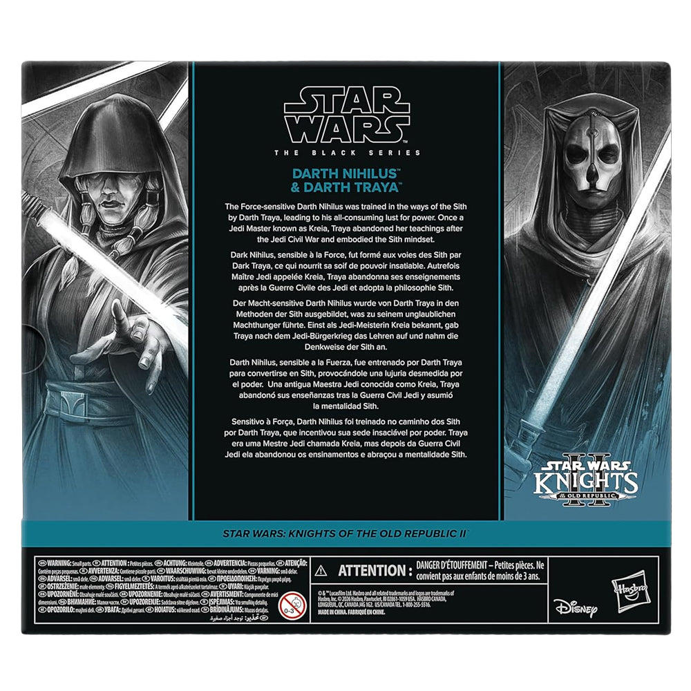 [PRV] Darth Nihilus & Darth Traya "Star Wars: Knights of the Old Republic II", The Black Series - Amazon Exclusive