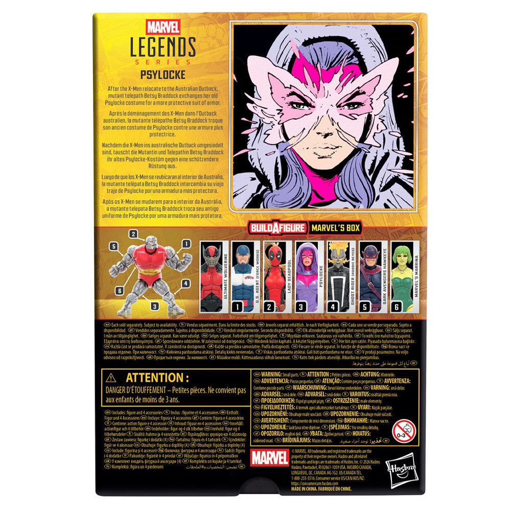 [PRV] Psylocke (Marvel's Box BAF), Marvel Legends