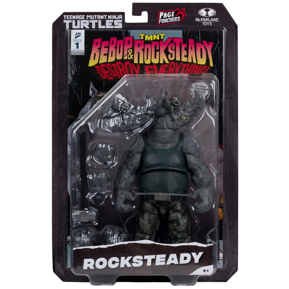 Rocksteady, Teenage Mutant Ninja Turtles Page Punchers - McFarlane Toys