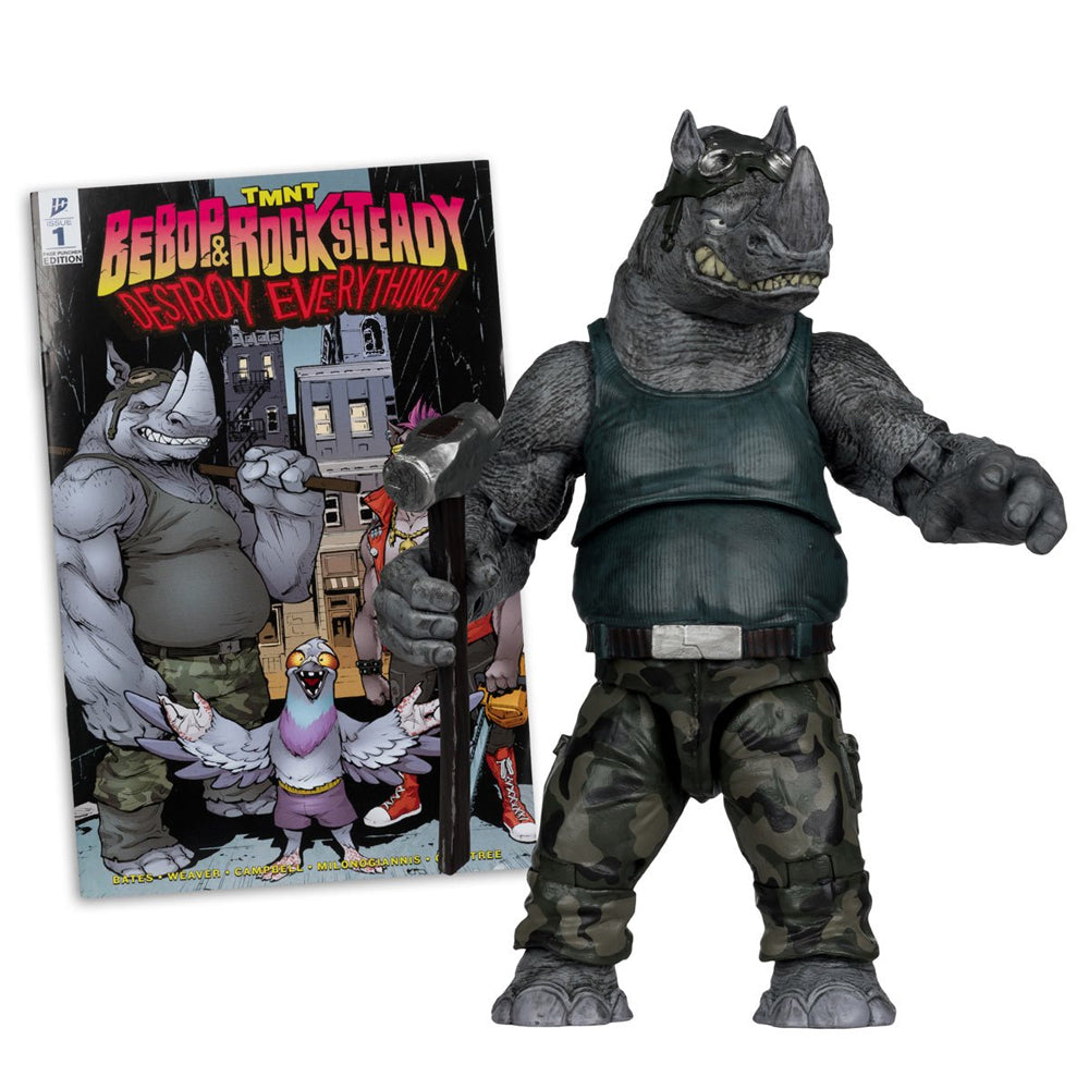 Rocksteady, Teenage Mutant Ninja Turtles Page Punchers - McFarlane Toys