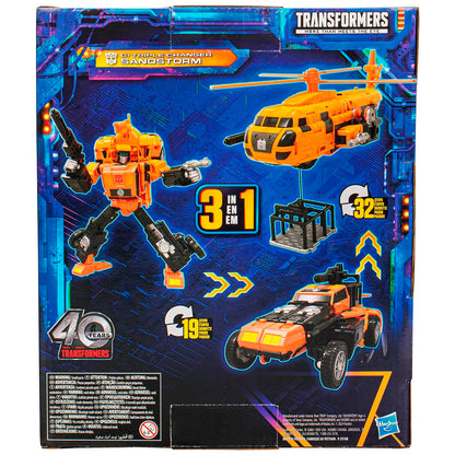 G1 Universe Triple Changer Sandstorm Leader Class, Transformers Legacy United