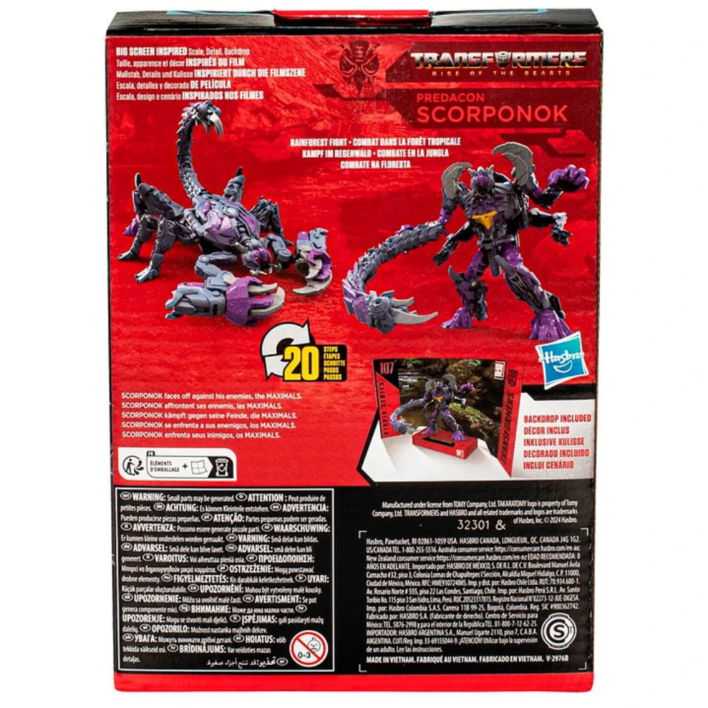 Predacon Scorponok Deluxe Class #107, Transformers Studio Series