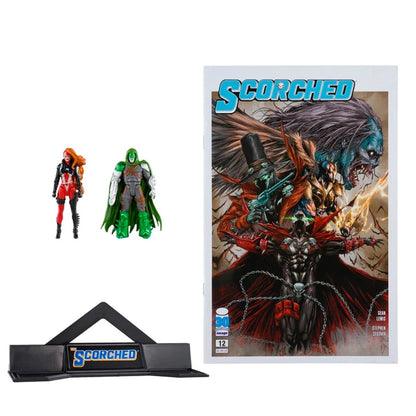 She-Spawn & Curse w/ Comic Book, Spawn Page Punchers - McFarlane Toys