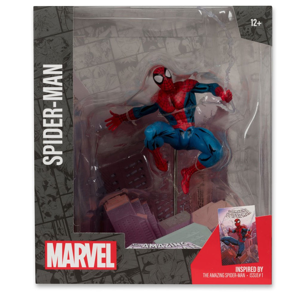 Spider-Man (The Amazing Spider-Man #1) 1:10 Scale Posed Figure, Marvel Comics - McFarlane Toys