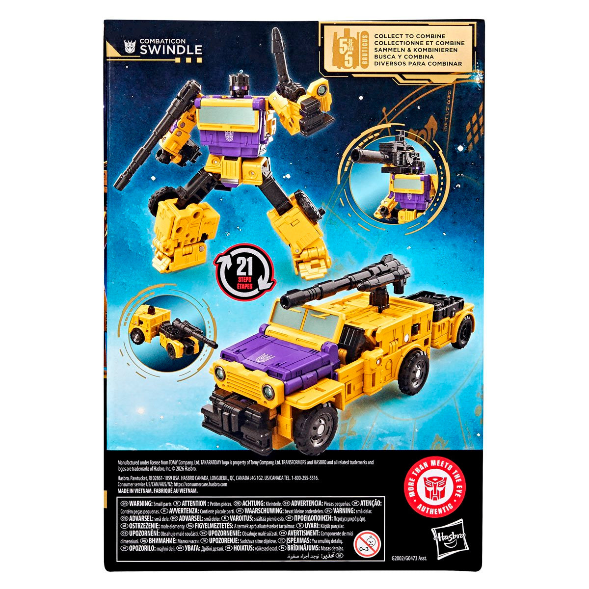 [PRV] Combaticon Swindle Voyager Class, Transformers Age of the Primes