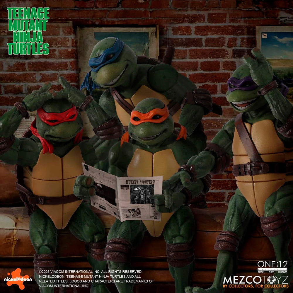 [PRV] Teenage Mutant Ninja Turtles (1990 Movie) Deluxe Set - Mezco One:12 Collective