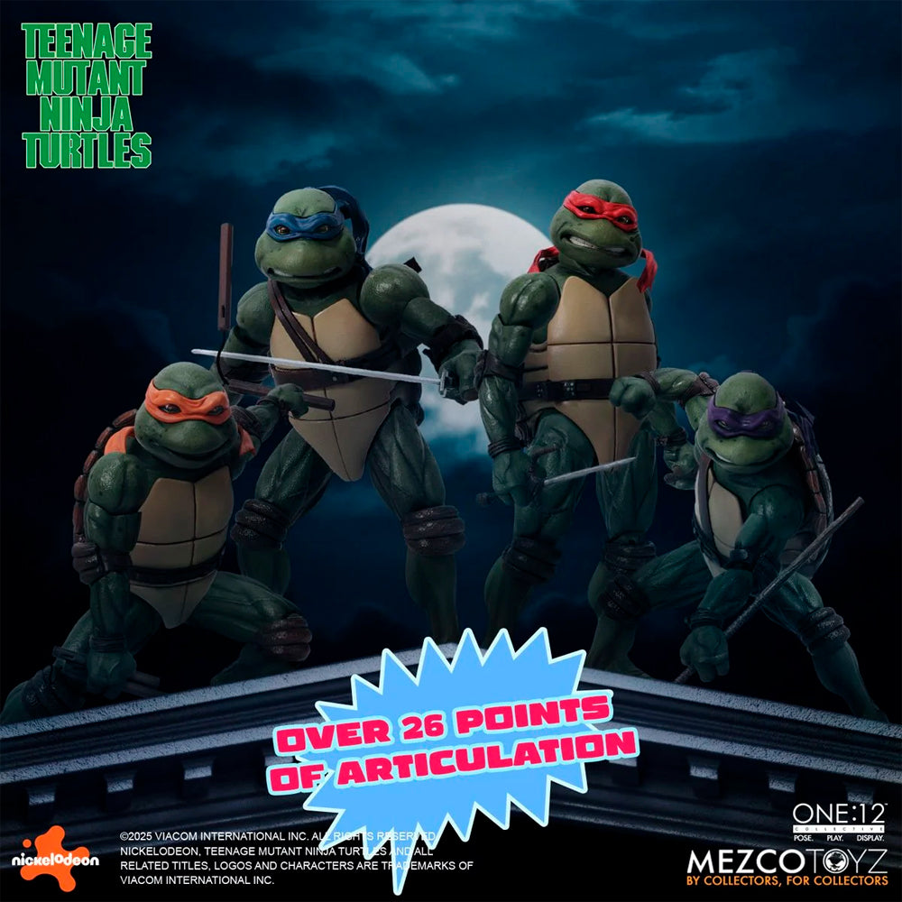 [PRV] Teenage Mutant Ninja Turtles (1990 Movie) Deluxe Set - Mezco One:12 Collective