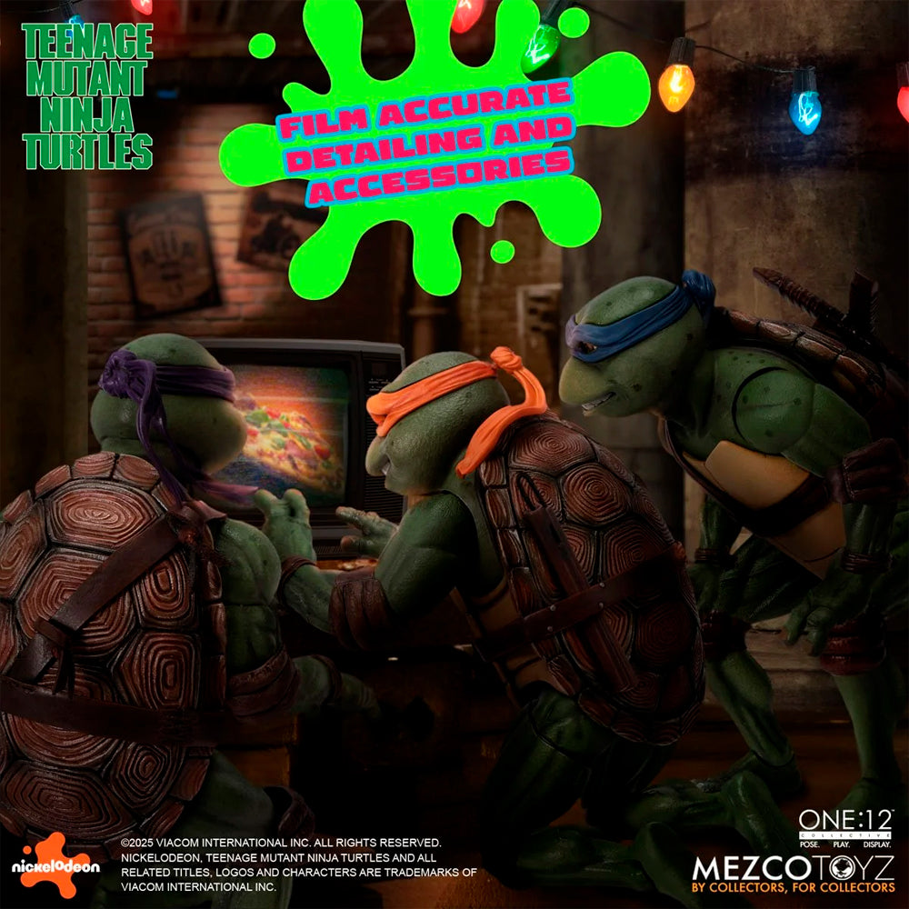 [PRV] Teenage Mutant Ninja Turtles (1990 Movie) Deluxe Set - Mezco One:12 Collective