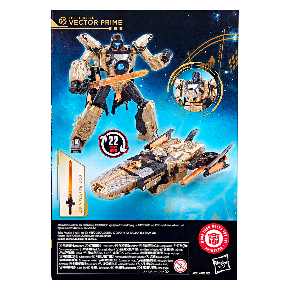 [PRV] The Thirteen Vector Prime Voyager Class, Transformers Age of the Primes