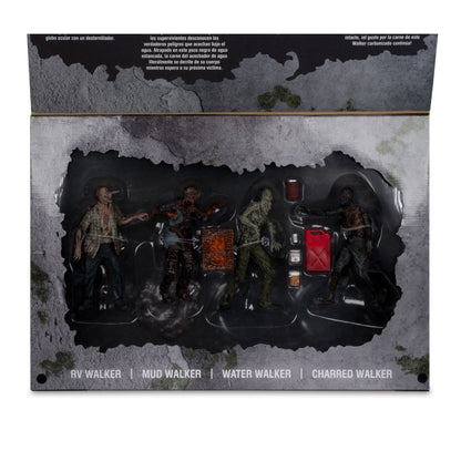 Walkers 4 Pack, The Walking Dead- McFarlane Toys