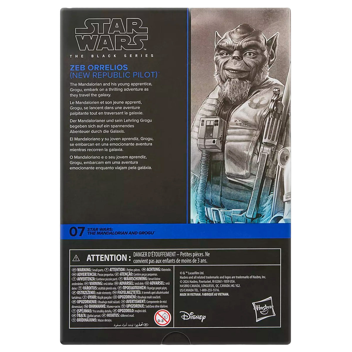 Garazeb "Zeb" Orrelios Deluxe "Star Wars: The Mandalorian & Grogu", The Black Series